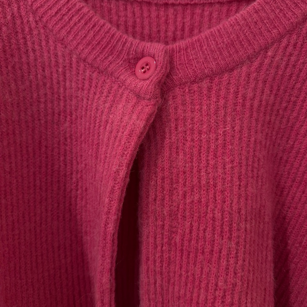 Daily Drills Raspberry Cardigan - Picture 2 of 4